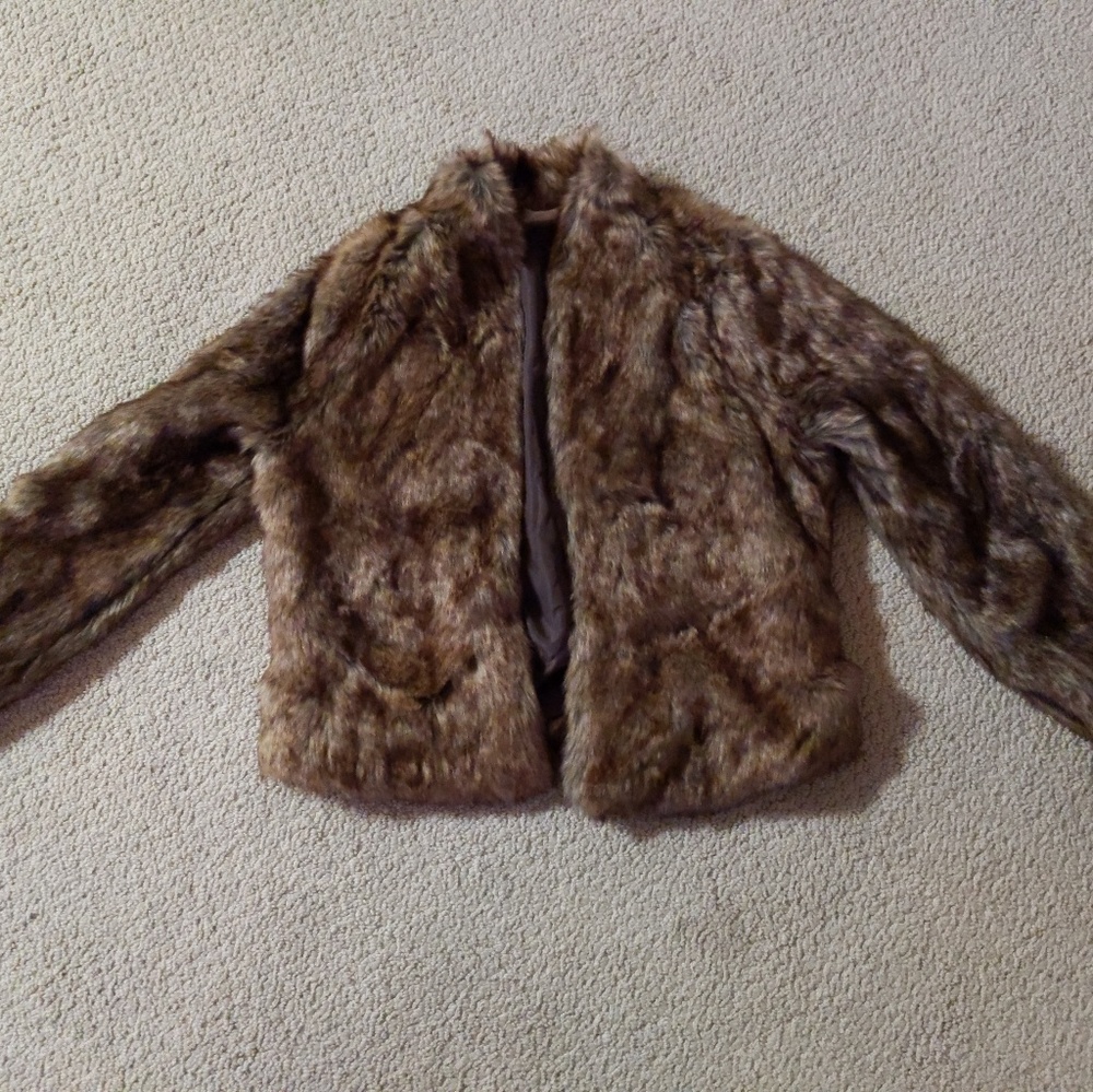 Faux fur jacket